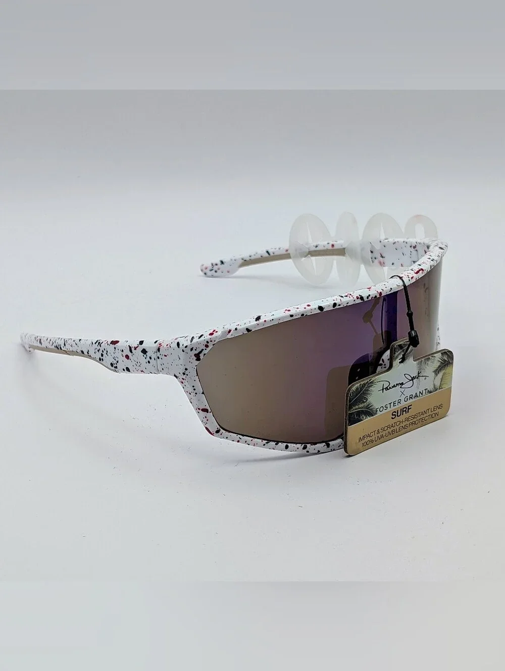 Foster Grant Panama Jack SURF Sunglasses 100% UVA-UVB Lens Protection Splatter